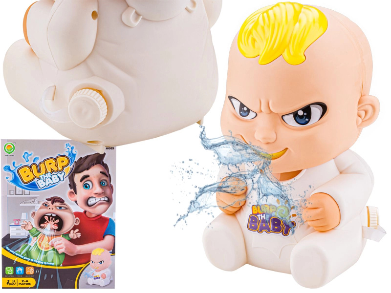 Rodinná hra Burp The Baby – bekající miminko - 1 kus