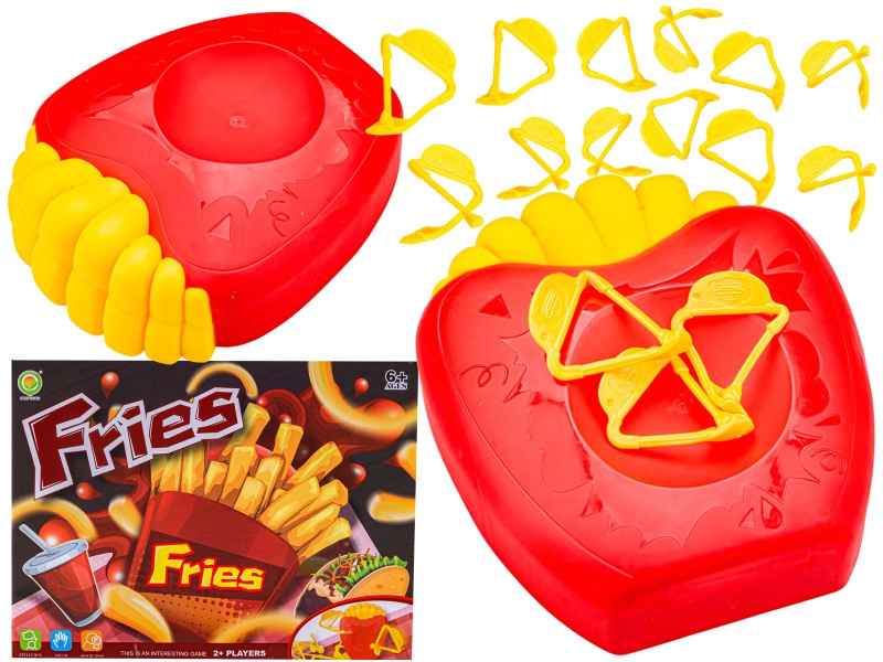 Rodinná hra skákající hranolky Fries