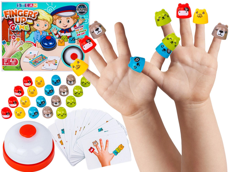 Fingers Up Game – postřehová hra s naparstky a zvonečkem