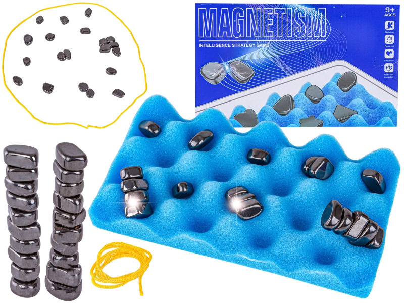 Magnetic chess – magnetická strategická hra s kameny a podložkou