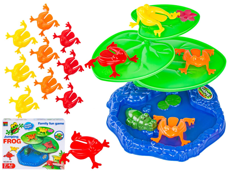 Skákající žabky Jumping frog – zábavná hra na zručnost