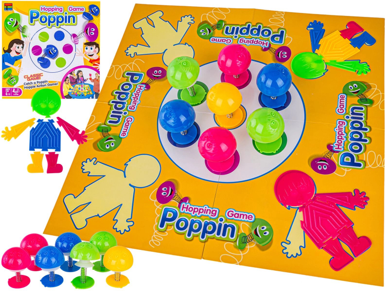 Zábavná rodinná hra vytvoř panáčka Hopping Game Poppin
