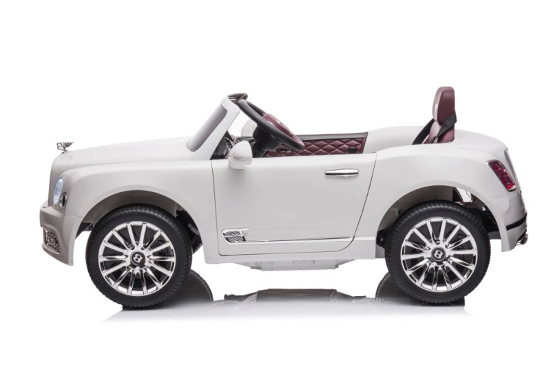 Lean Cars Bateriové auto Bentley Mulsanne bílá