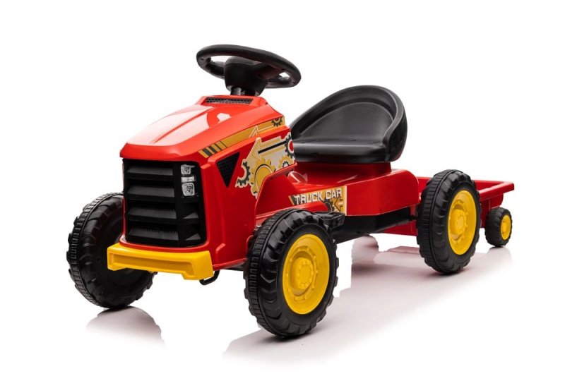 Mamido Šlapací traktor s přívěsem Branson červený