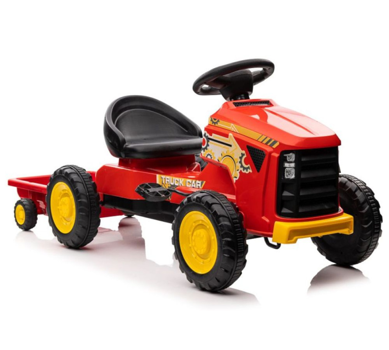 Mamido Šlapací traktor s přívěsem Branson červený