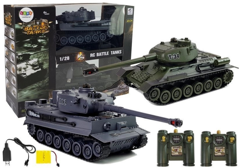 Sada RC tanků 1:28 T-34 a TIGER 103