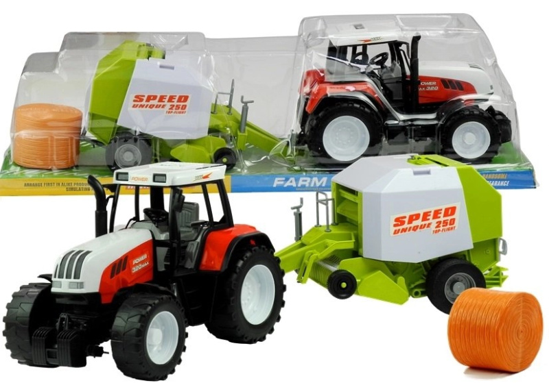 LEANToys Velký traktor s přívěsem C946-uniw