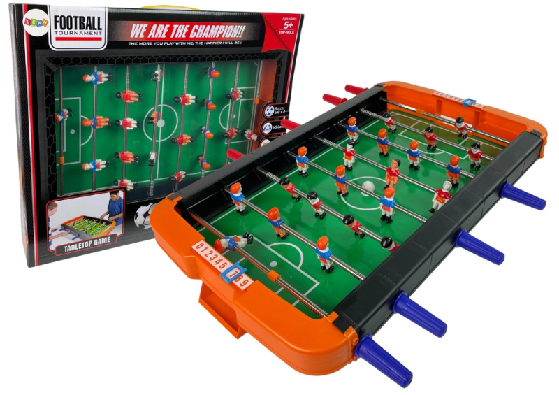 LEANToys Stolní fotbal oranžový