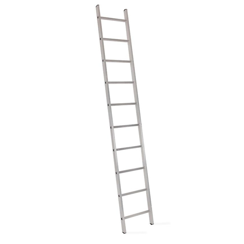 Hliníkový žebřík 1x11 příček jednodílný DRABEST DP-11 PRO
