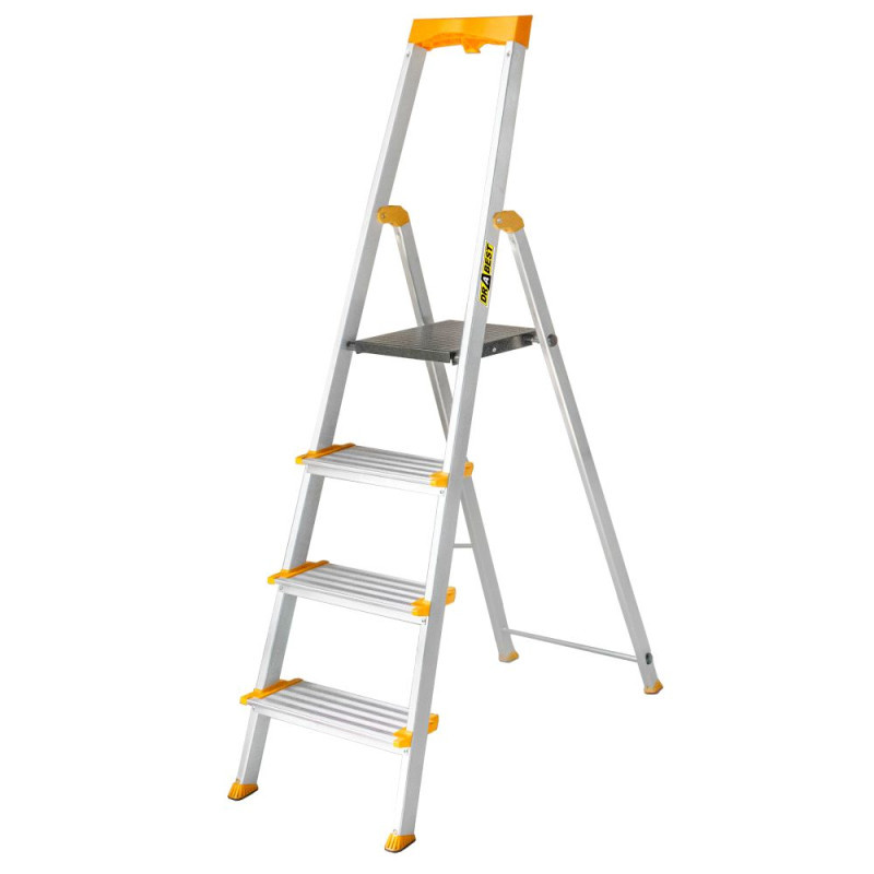 Hliníkové schůdky 4 stupně jednostranné DRABEST ALD4 MAX