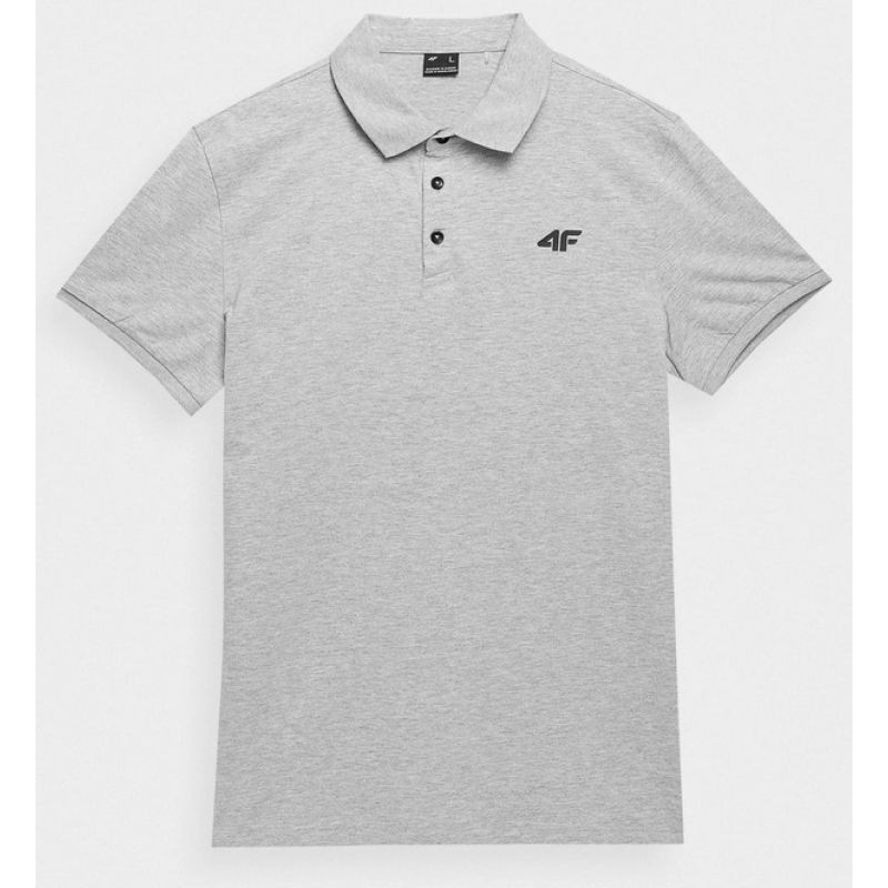 Tričko 4F M 4FSS23TPTSM038COOLLIGHT greyMELA m