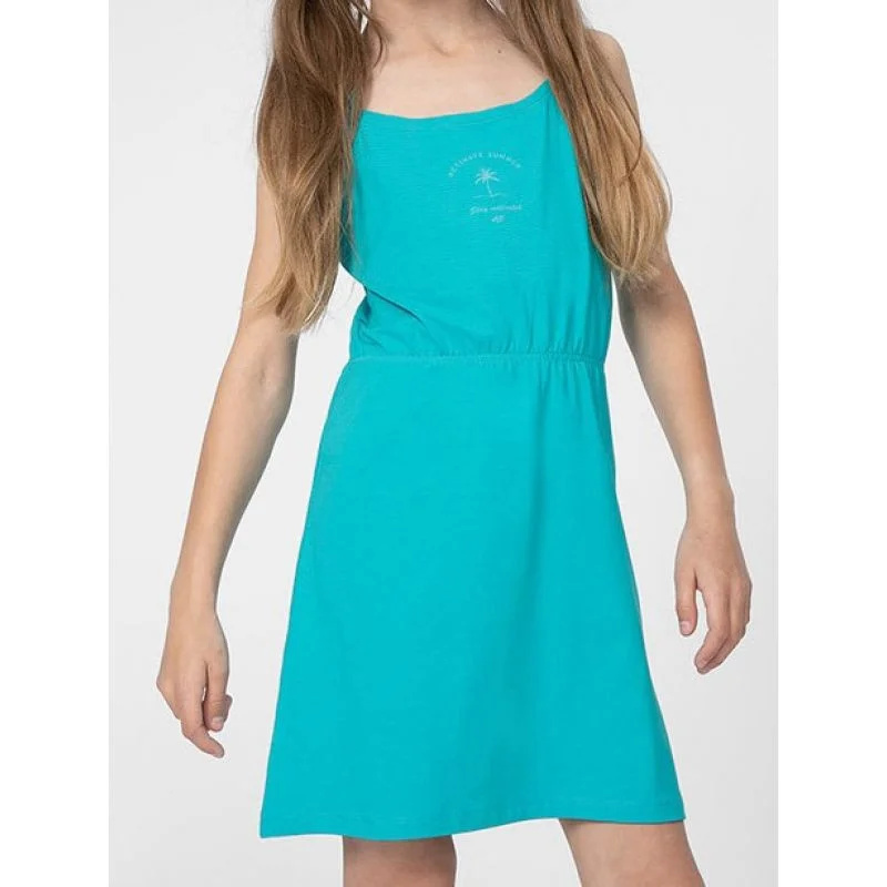 Dívčí šaty pro mládež 4FJSS23TDREF026 46S - 4F 158 cm