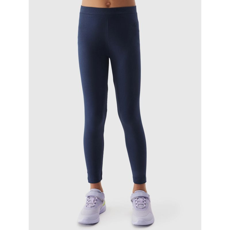 Dívčí elastické bavlněné legíny 4F Junior 134