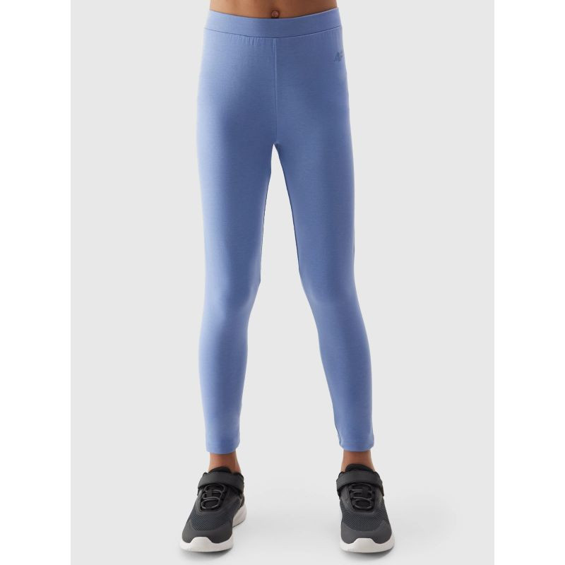 Dívčí elastické bavlněné legíny 4F Junior 158