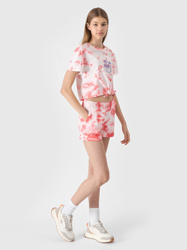 Dívčí teplákové šortky 4F - multibarevné Velikost: 152