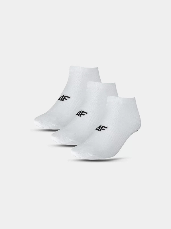 Dámské kotníkové ponožky casual (5pack) 4F - bílé Velikost: 39-42