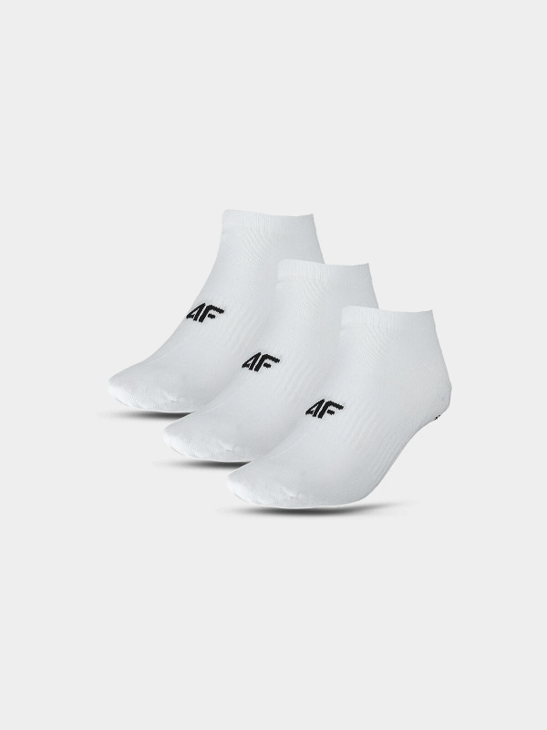Pánské ponožky casual pod kotník (5pack) 4F - bílé Velikost: 43-46