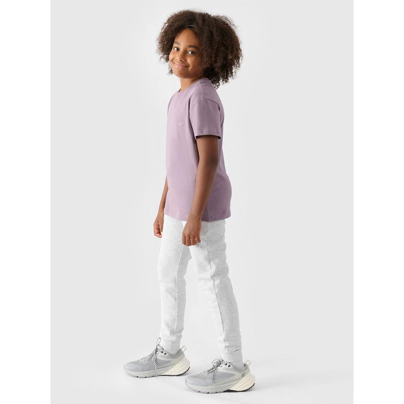 Dívčí tepláky 4F Junior 4FJWMM00TTROF0828-27M 122