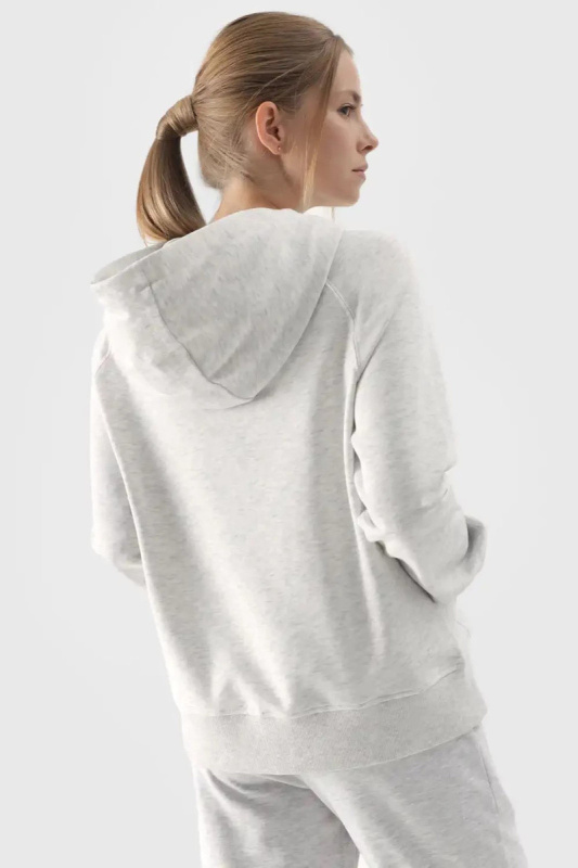 Dámská Mikina S Kapucí Nepochopitelná 4F Šedá 4FWMM00TSWSF1468-83S 27M 2XL