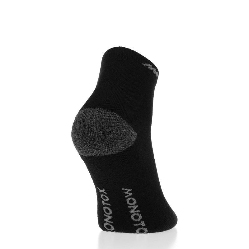 Monotox Basics Kotníkové ponožky Active Cushion Black 2-Pack SKS20ZKWB 35-38