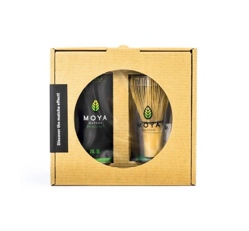 Dárkový set MATCHA TRADITIONAL s metličkou