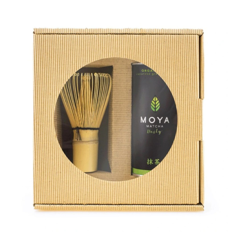 MOYA Matcha & Chasen Set with Matcha Daily