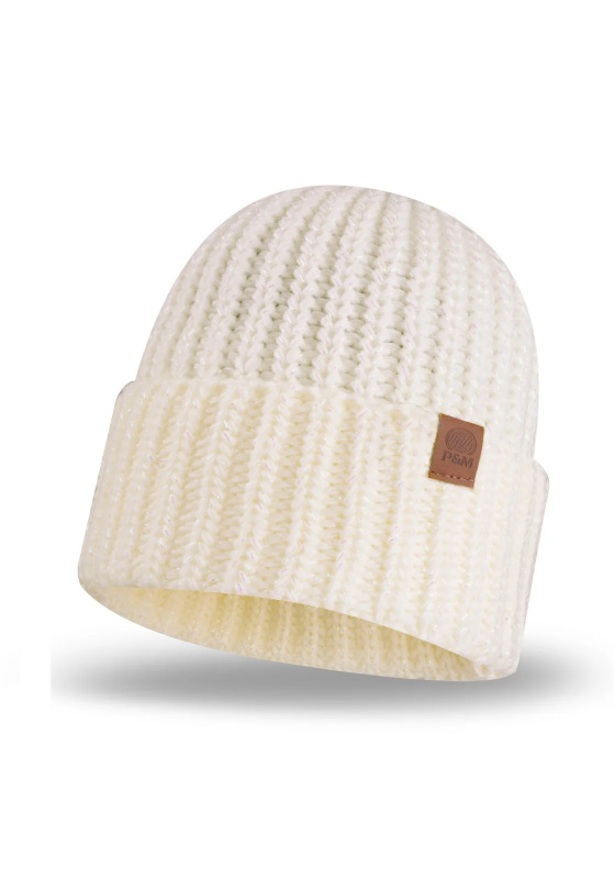 Čepice P&M 23505 Lurex dámská šedá Univerzální