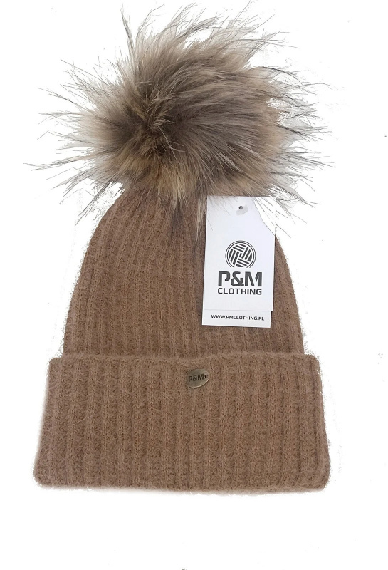 Dámská čepice P&M 24513 béžová univerzální