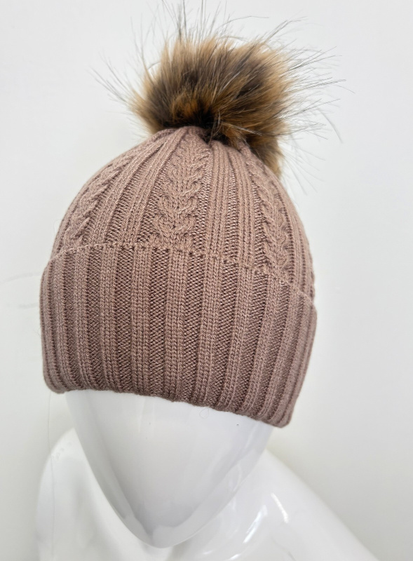 Dámská čepice P&M 25512 béžová univerzální