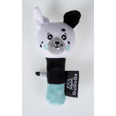 Plyšové chrastítko pejsek