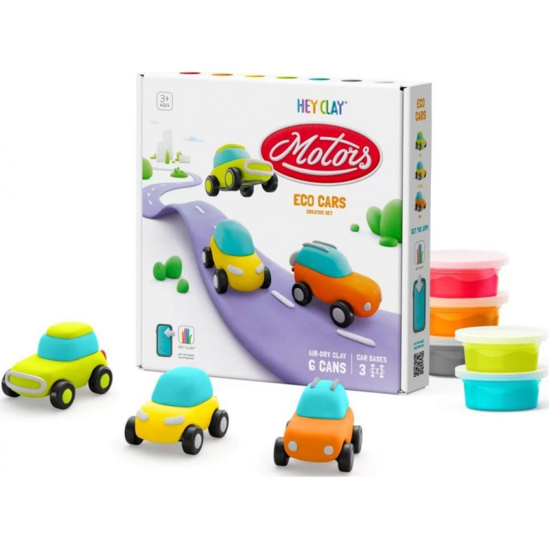 Hej Clay Plastic Mass Eco Cars