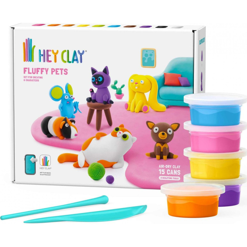 Modelovací hmota Hey Clay roztomilí mazlíčci
