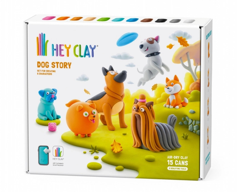 Hey Clay kreativní sadas - Dog story TM Toys Sp. z o.o.