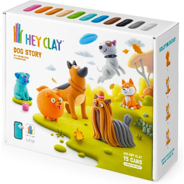 Hey Clay kreativní sadas - Dog story TM Toys Sp. z o.o.