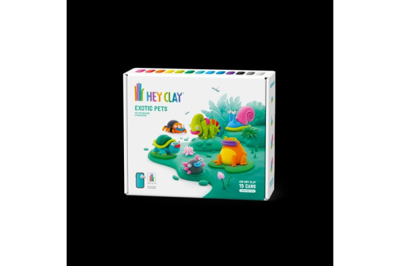 Hey Clay kreativní sada - Exotické zvířáta TM Toys Sp. z o.o.