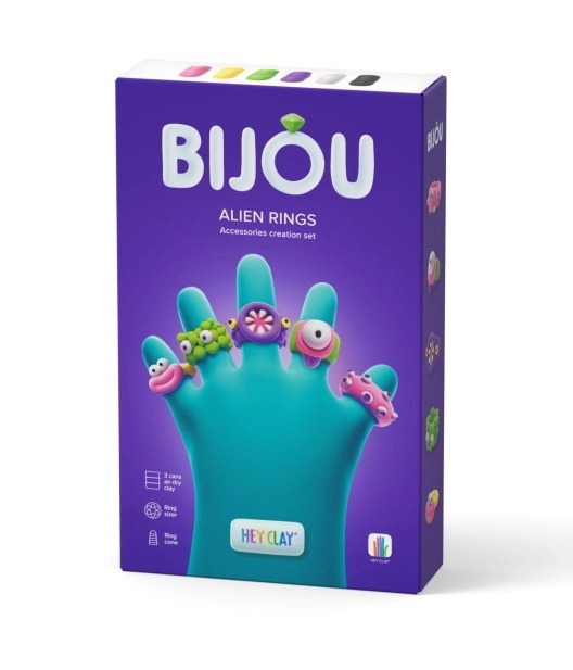 TM Toys Hey Clay Bijou kreativní sada Prstýnky