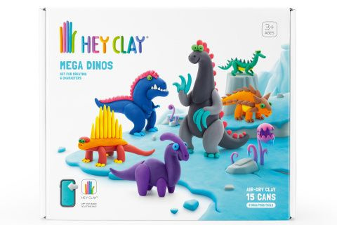 Plastová hmota Hey Clay Mega Dinosaurs set