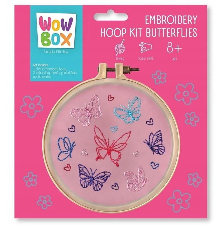 Vyšívací sada s motivem Motýli