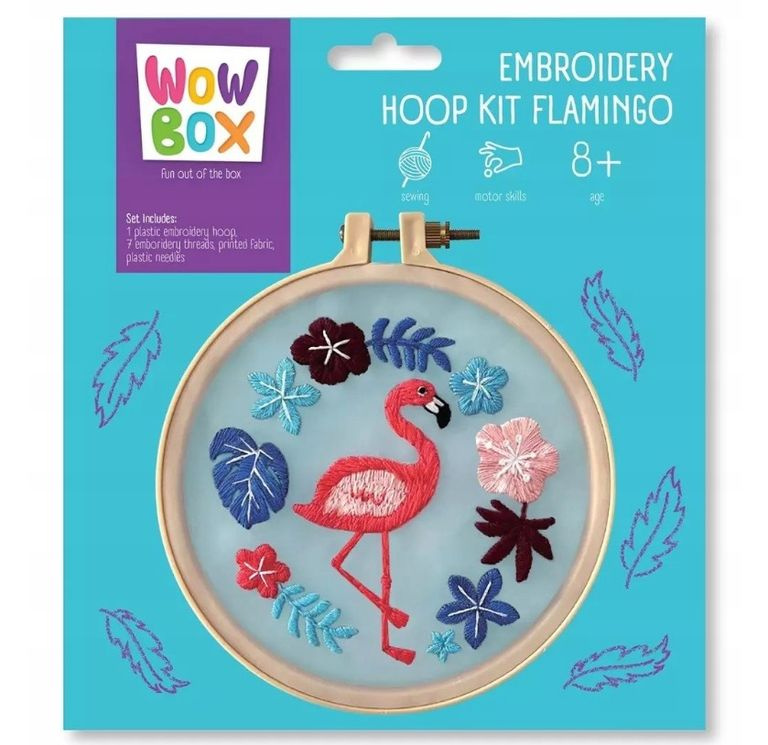 Sada na vyšívání - Plameňák