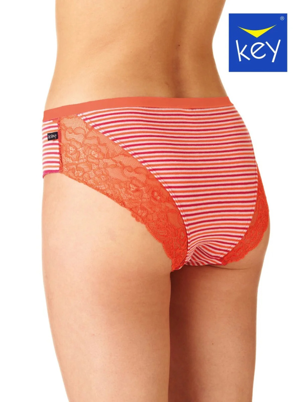 Kalhotky Key LPC 332 B22 A'2 S-2XL červené pruhy M