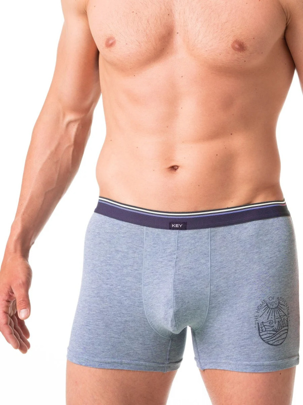 Boxerky Key MXH 776 A24 M-2XL šedá M