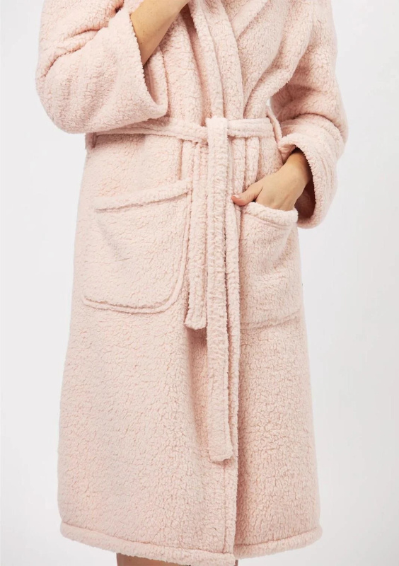 Dámský župan Key LGL 151 B24 S-XL pudrově růžová S/M