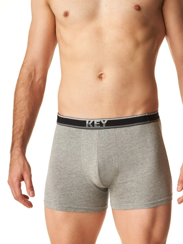 Pánské boxerky Key MXH 261 B24 M-2XL šedá XL