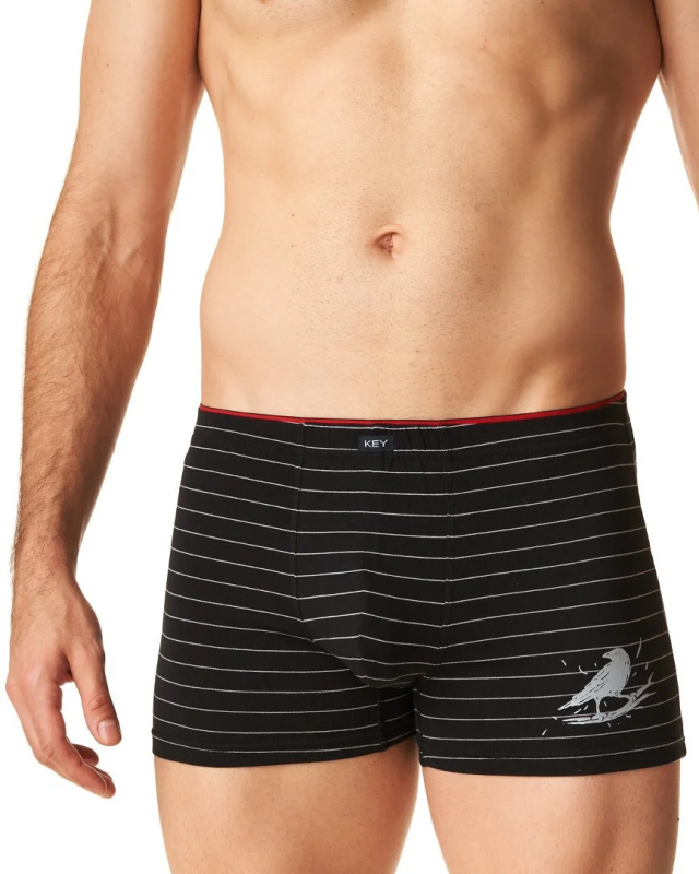Pánské boxerky Key MXH 400 B24 M-2XL šedá XXL