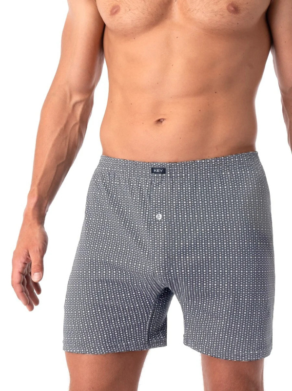 Pánské boxerky Key MXC 944 M-2XL šedá L