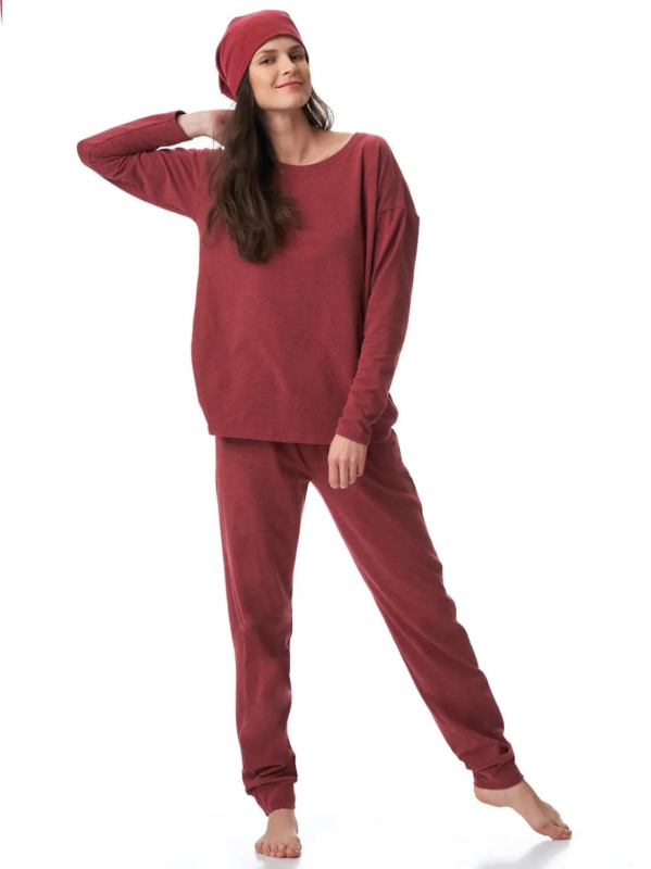 Tepláky Key Hot Touch LHE 729 1 S-XL světle šedá M