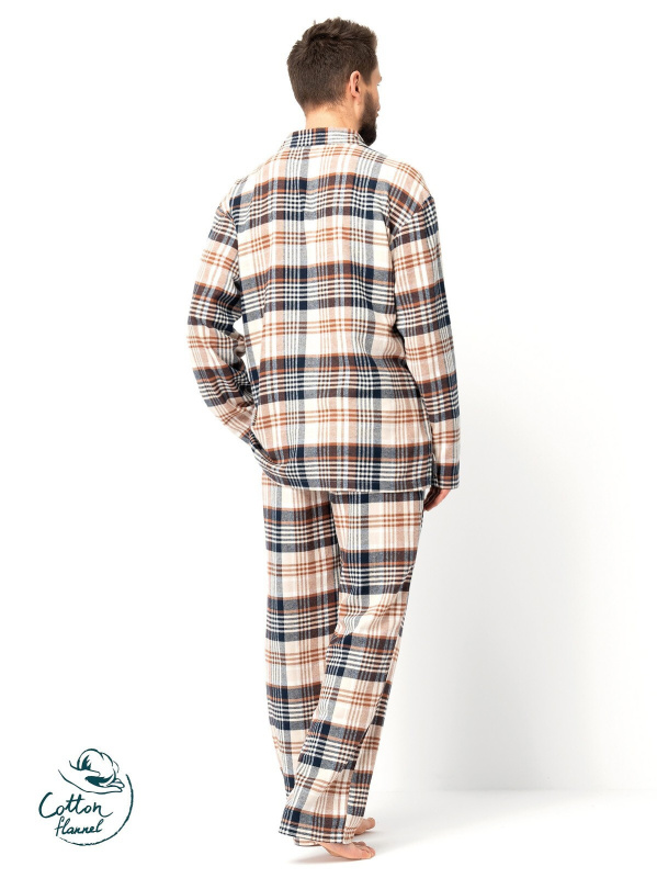 Pánské pyžamo Key MNS 443 B25 délka/r 3XL-4XL na zip mix 3XL