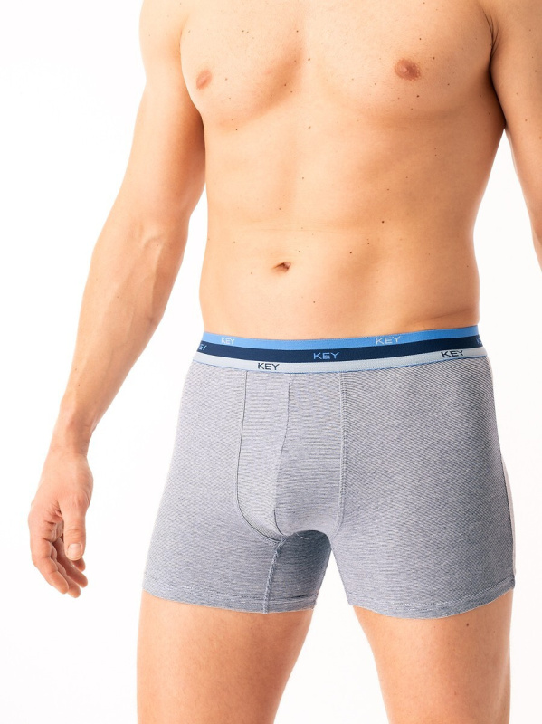 Boxerky Key MXH 277 B25 M-2XL šedá XL