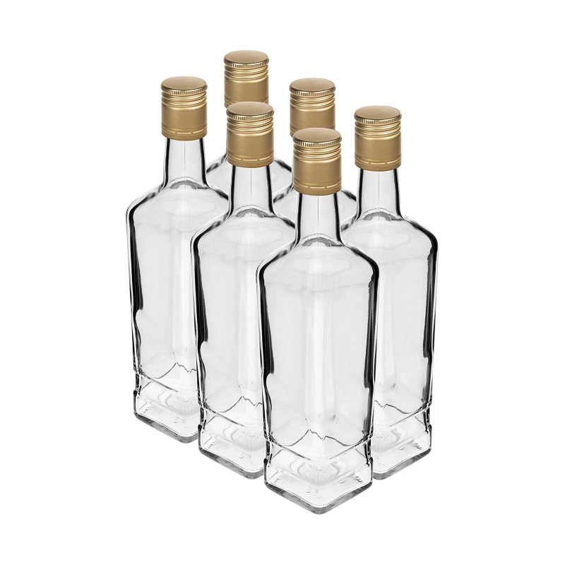 Skleněná láhev Principle 500 ml se šroubovacím uzávěrem, 6 ks