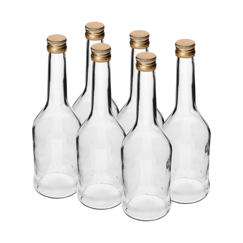 Skleněná láhev Napoleon 500 ml s uzávěrem (6 ks)